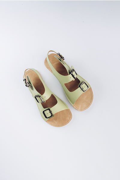 Barefoot Сандалії з пряжкою, гладка шкіра матча С107Е-1 фото