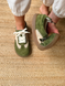 Barefoot Кросівки СОЛО сітка, велюр хакі КР2307В 36 фото 3